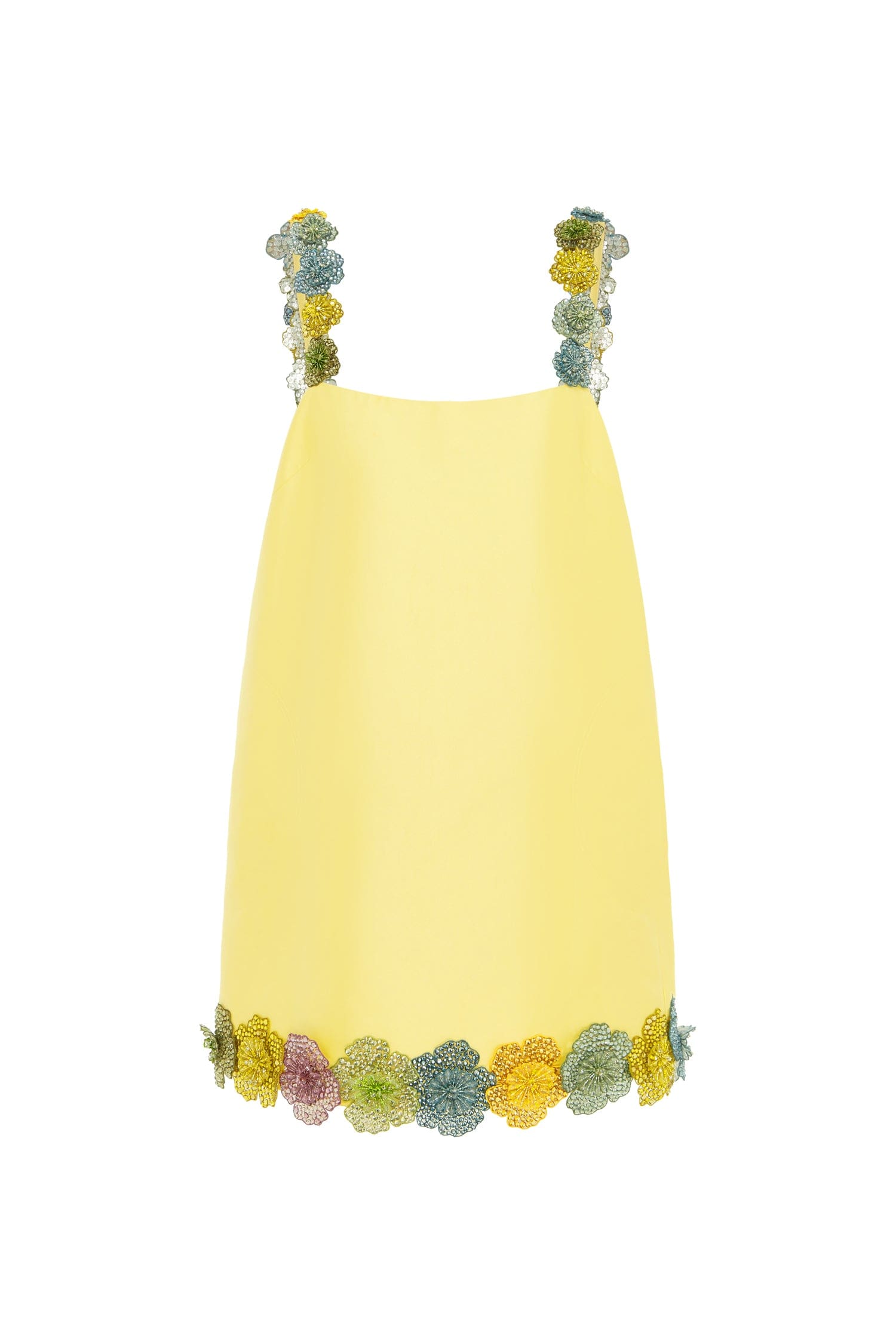 Alemais Lolita Mini Dress Lemon