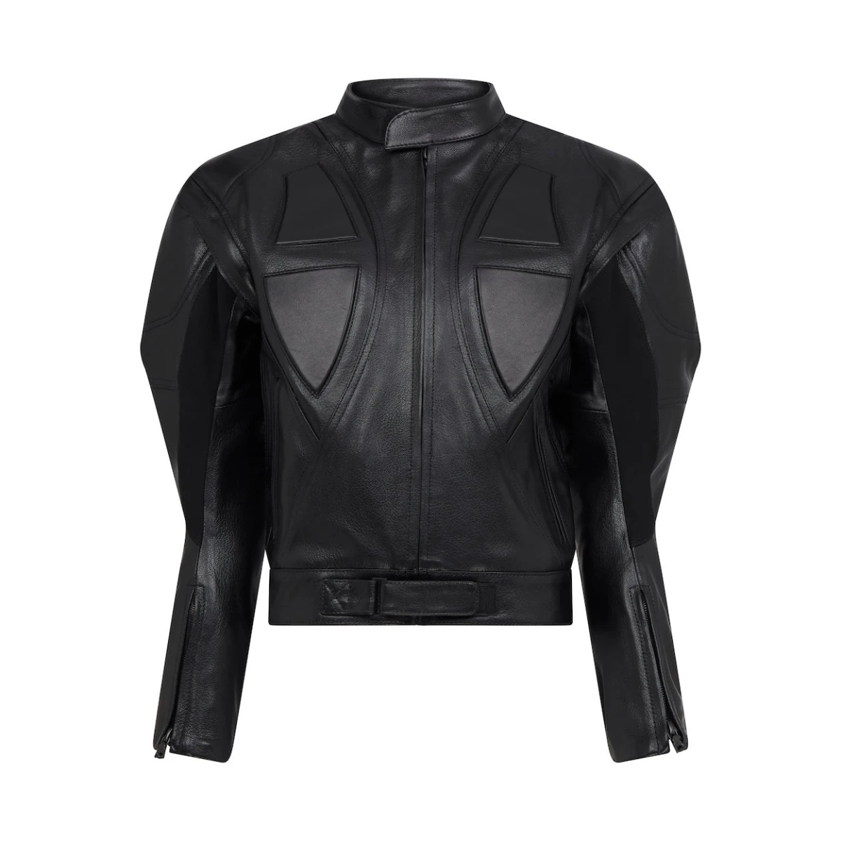 David Koma Leather Biker Jacket