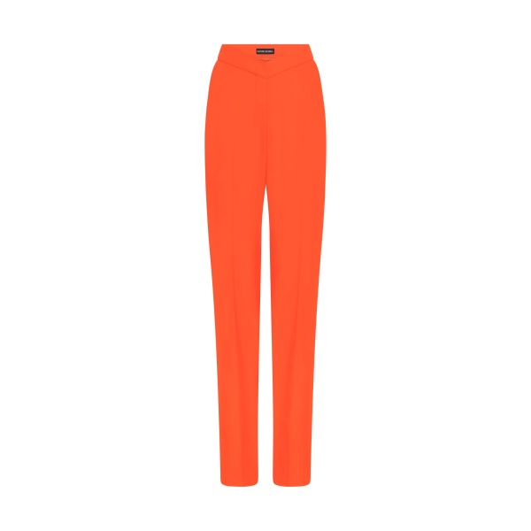 David Koma Straight Leg Tailored Trousers In Orange