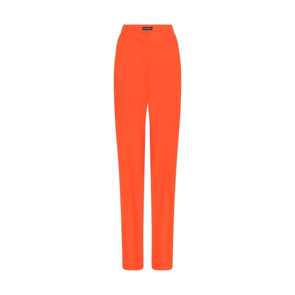 David Koma Straight Leg Tailored Trousers In Orange