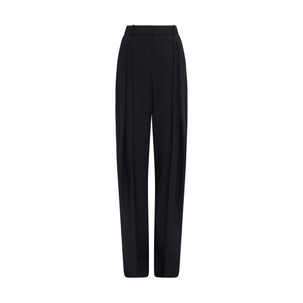 David Koma Tapered Tailored Trousers In Black