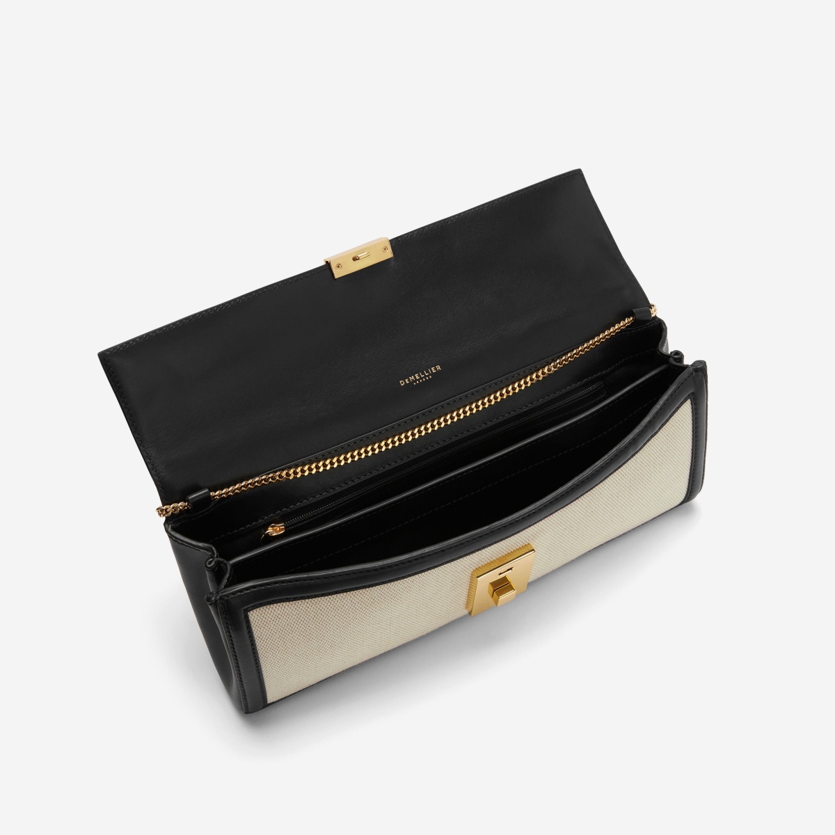 大人気♪♪【DEMELLIER】The Paris Clutch クラッチバッグ The Paris Clutch | Black Smooth | DeMellier