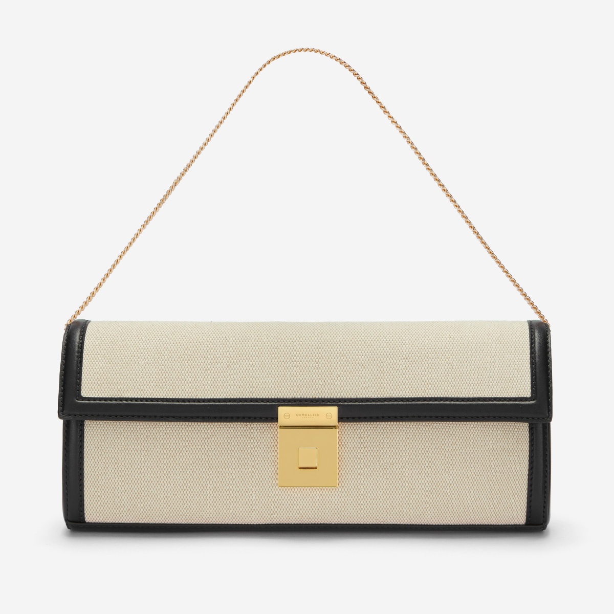 大人気♪♪【DEMELLIER】The Paris Clutch クラッチバッグ The Paris Clutch | Black Smooth | DeMellier