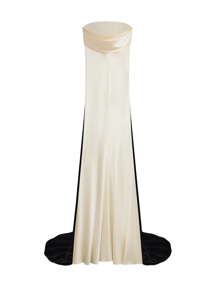 Schiaparelli Draped Bustier Dress