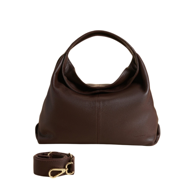 Manu Atelier Gala Deep Brown luxury Bags from Coveti Marketplace