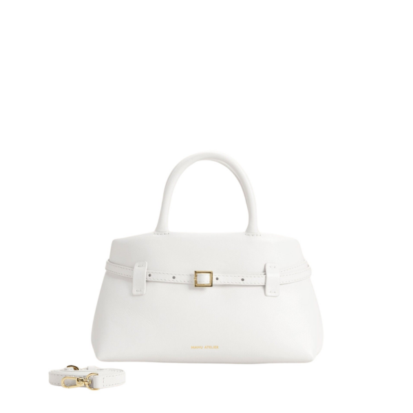 Manu Atelier Le Cambon 25 Ecru Soft luxury Bags from Coveti Marketplace