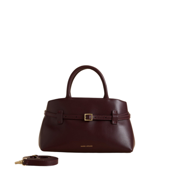 Manu Atelier Le Cambon 25 Merlot Soft luxury Bags from Coveti Marketplace