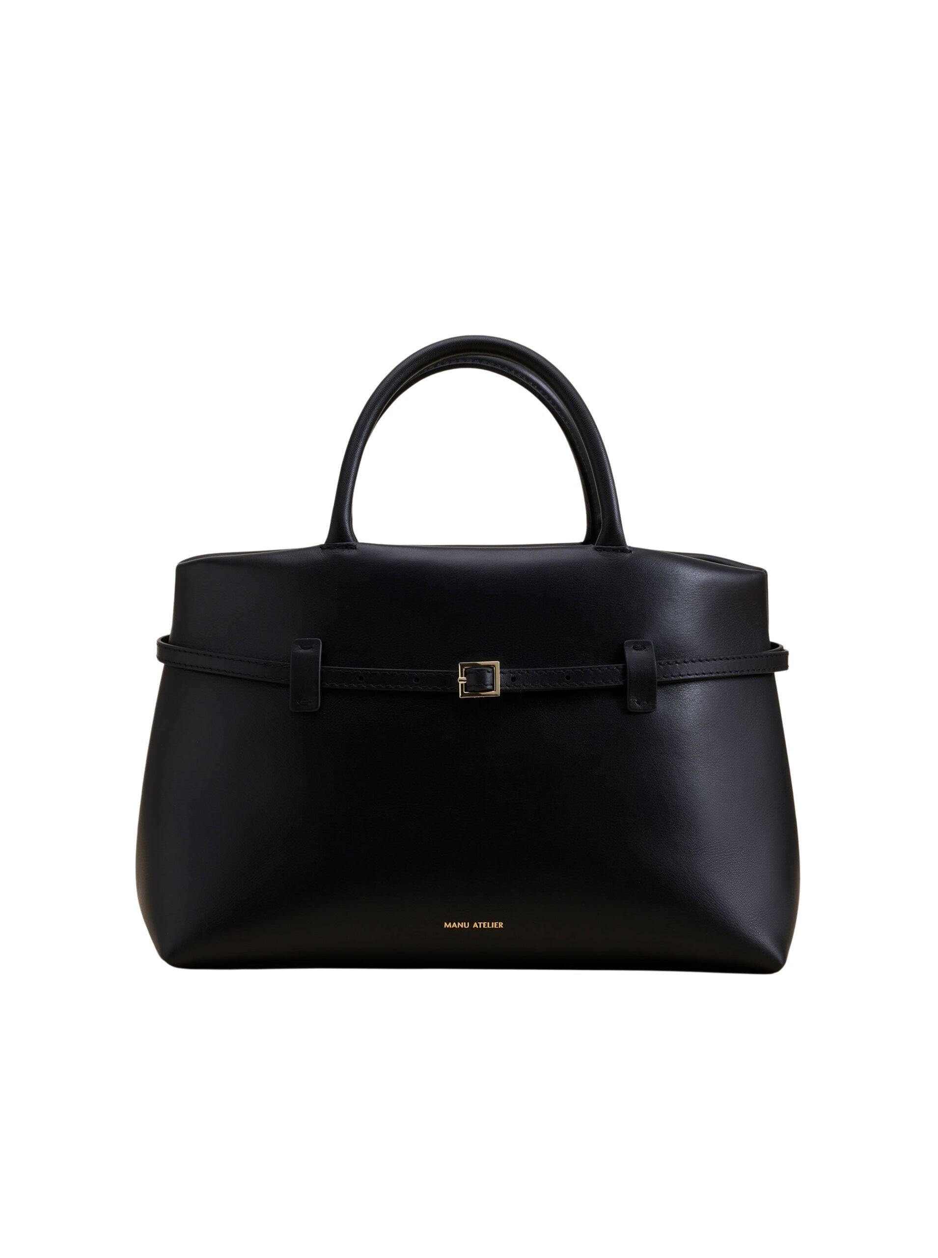 Manu Atelier Le Cambon 35 Black Soft luxury Bags from Coveti Marketplace