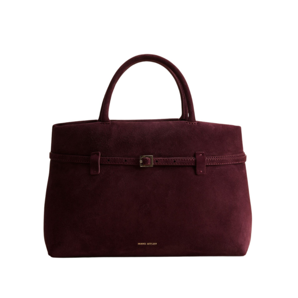 Manu Atelier Le Cambon 35 Merlot Suede luxury Bags from Coveti Marketplace