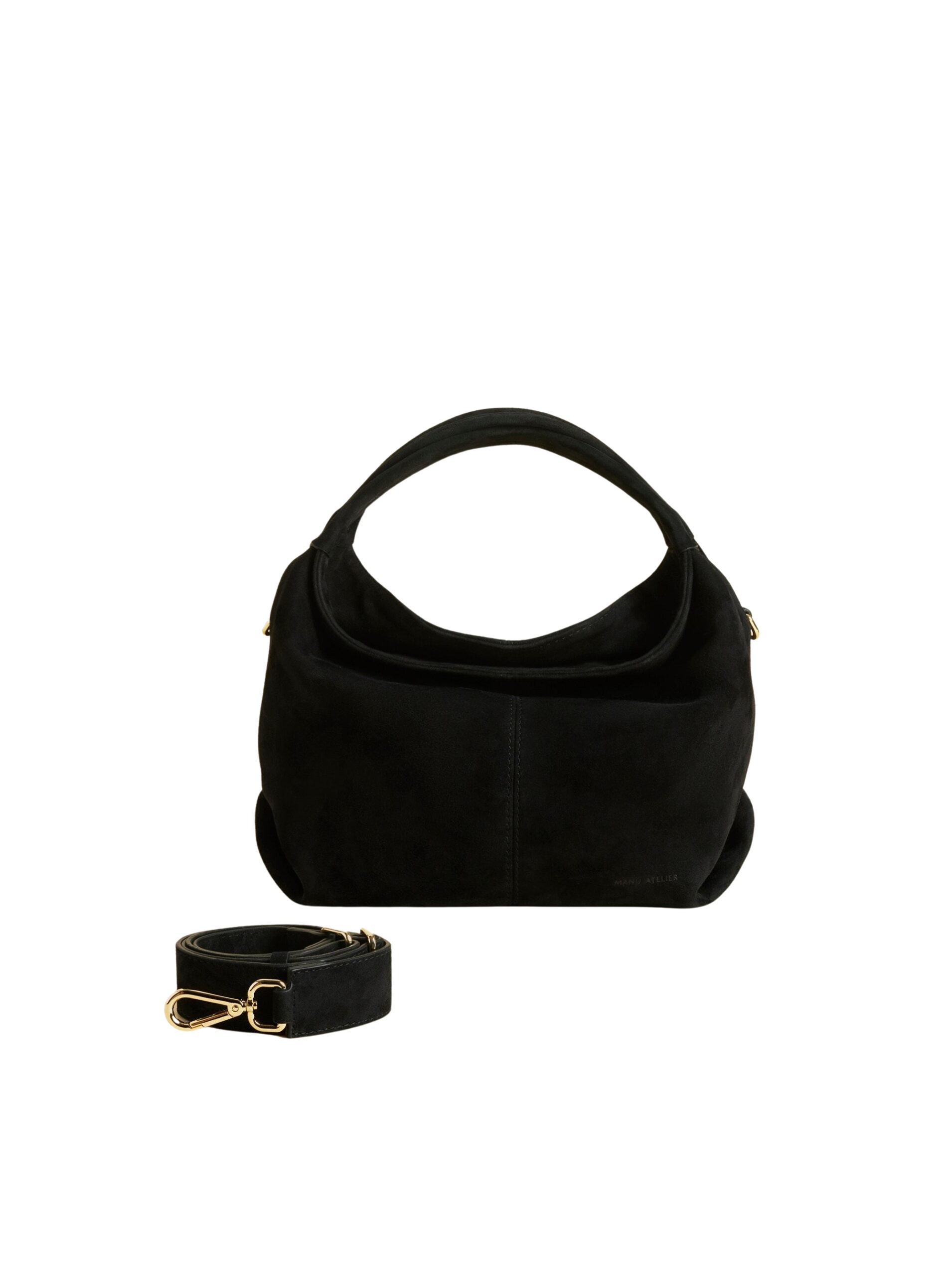 Manu Atelier Mini Gala Black Suede