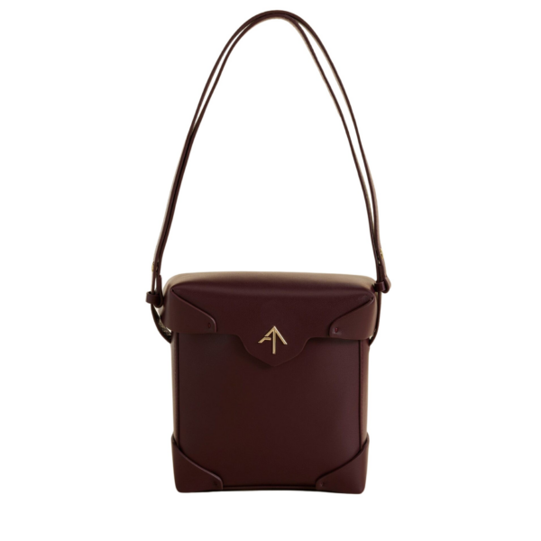 Manu Atelier Mini Pristine Merlot Soft luxury Bags from Coveti Marketplace