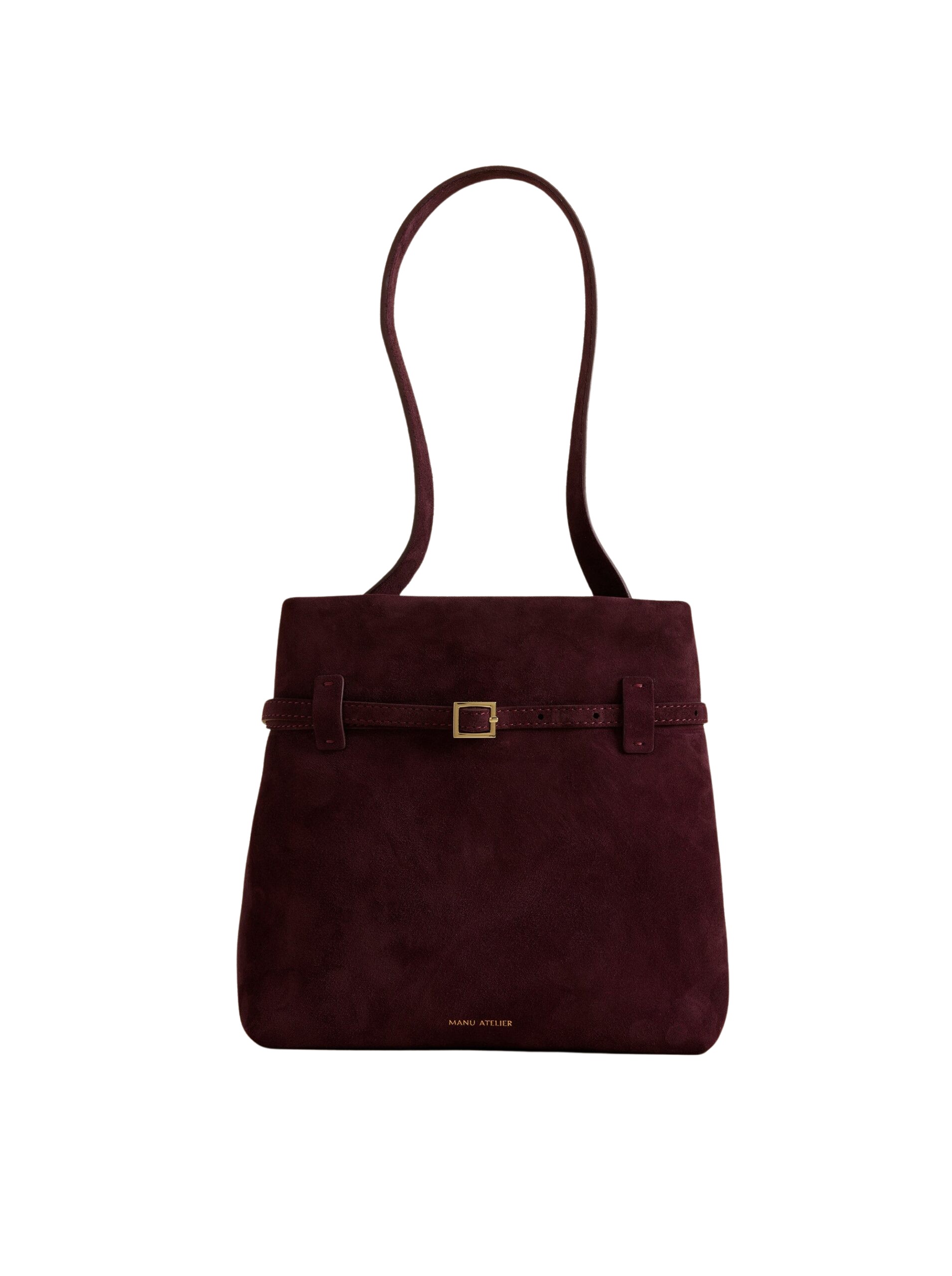 Manu Atelier Mini Tote du Jour Deep Brown | Luxury British