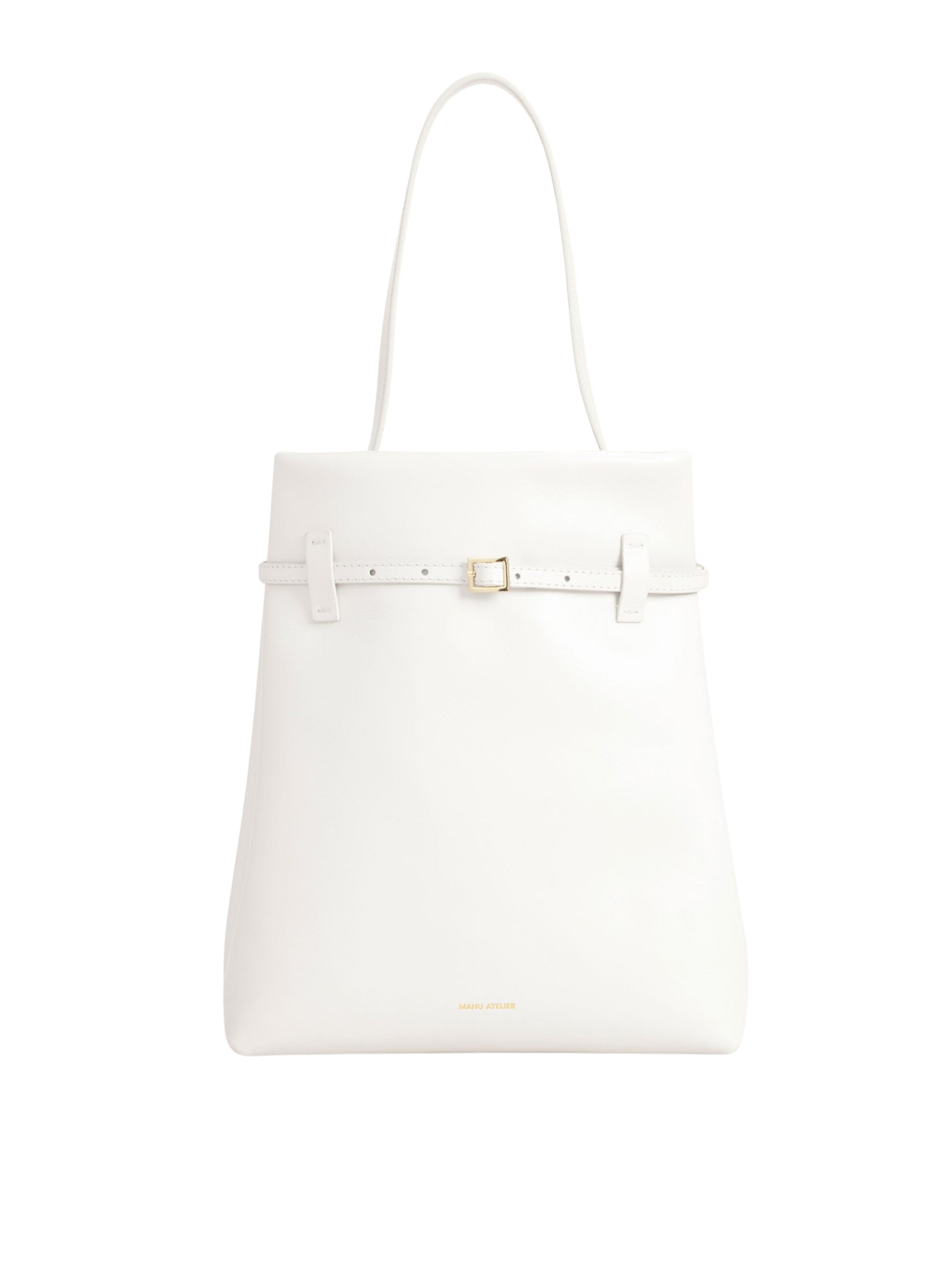 Manu Atelier Tote du Jour Ecru Soft luxury Bags from Coveti Marketplace