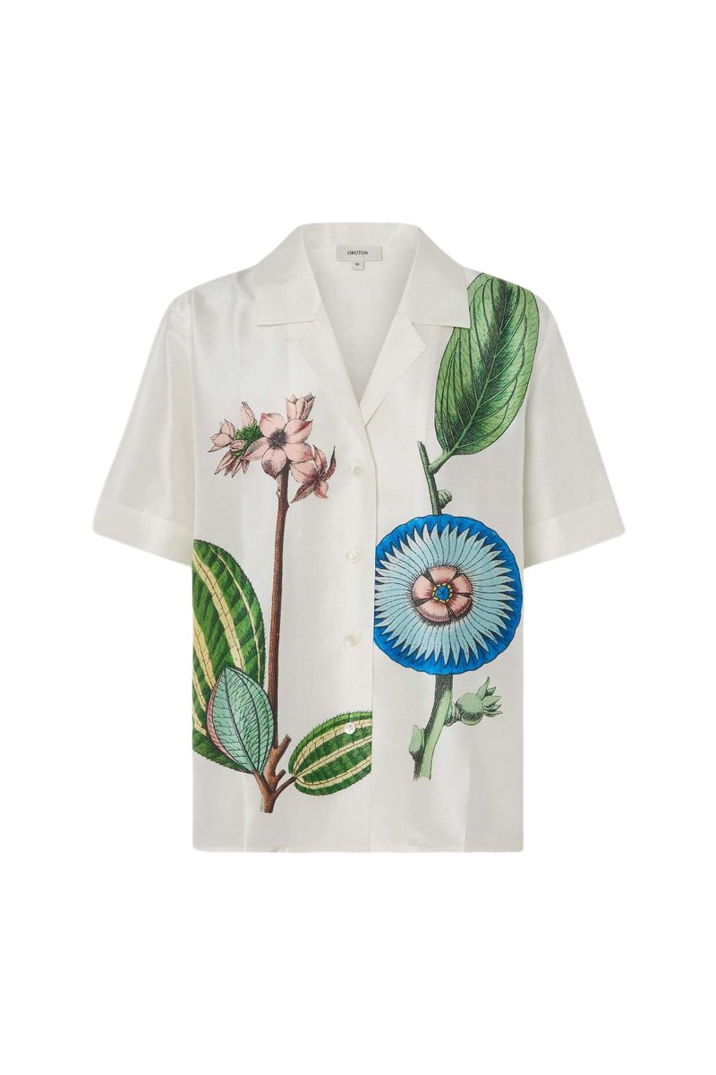Oroton Grand Floral Camp Shirt