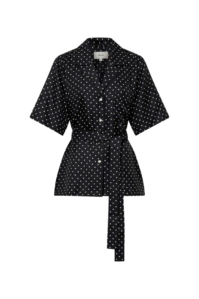 Oroton Long Belted Camp Shirt