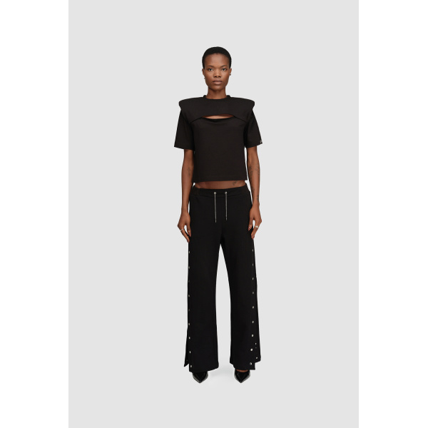 Popper Trackpants Black