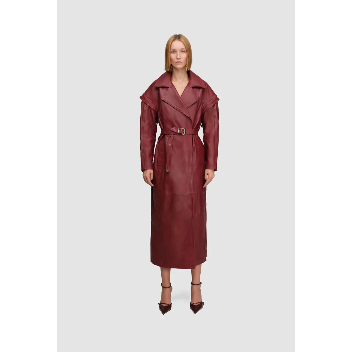 Trenchcoat Wine Red