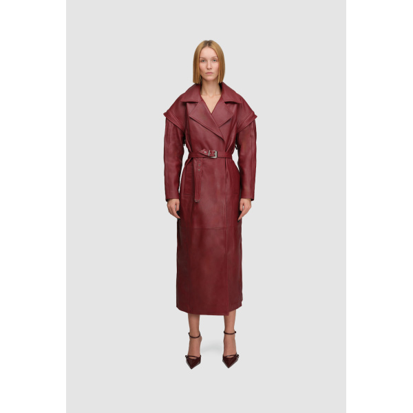 Trenchcoat Wine Red