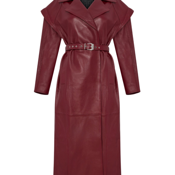 Red Corset Coats luxury Clothing from Coveti Marketplace