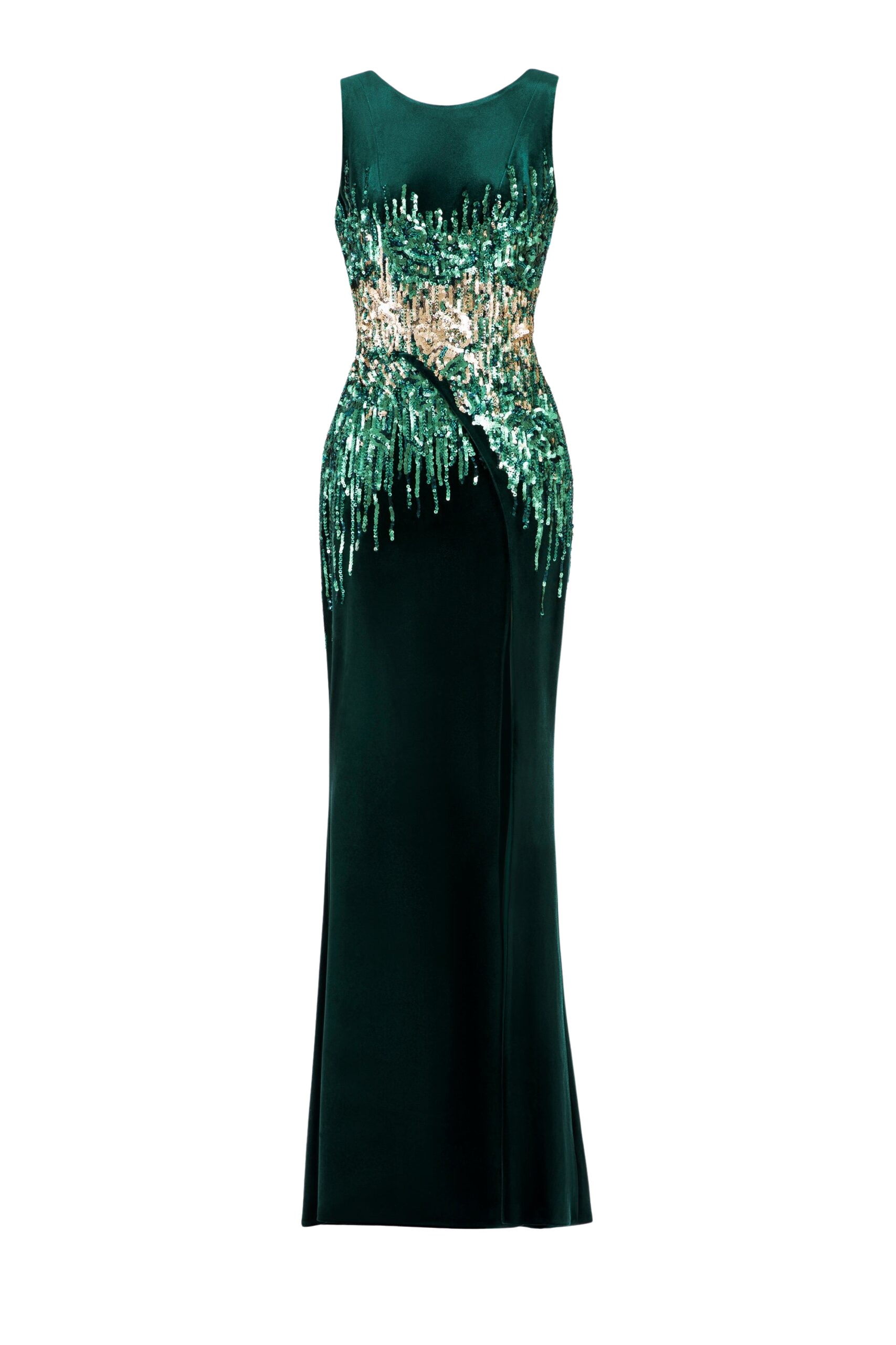 Saiid Kobeisy Sequin velvet dress