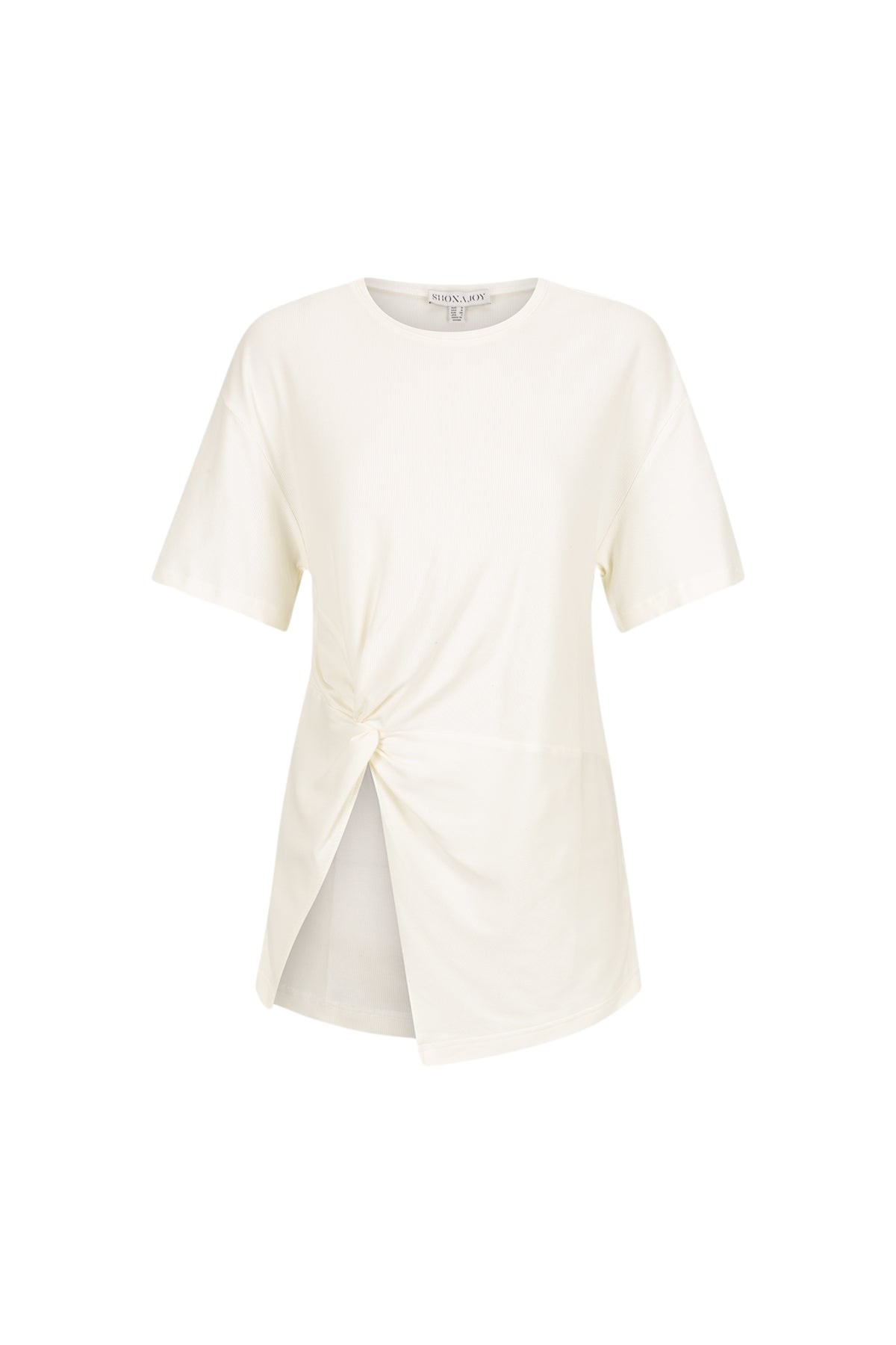 Shona Joy Aby Twist T Shirt – Rice
