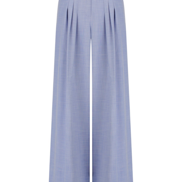 Shona Joy Blue Pant luxury Clothing from Coveti Marketplace