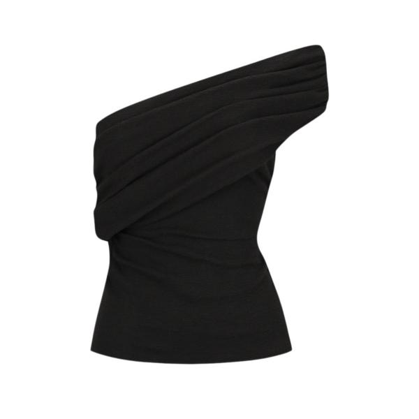 Shona Joy Black Top luxury Clothing from Coveti Marketplace