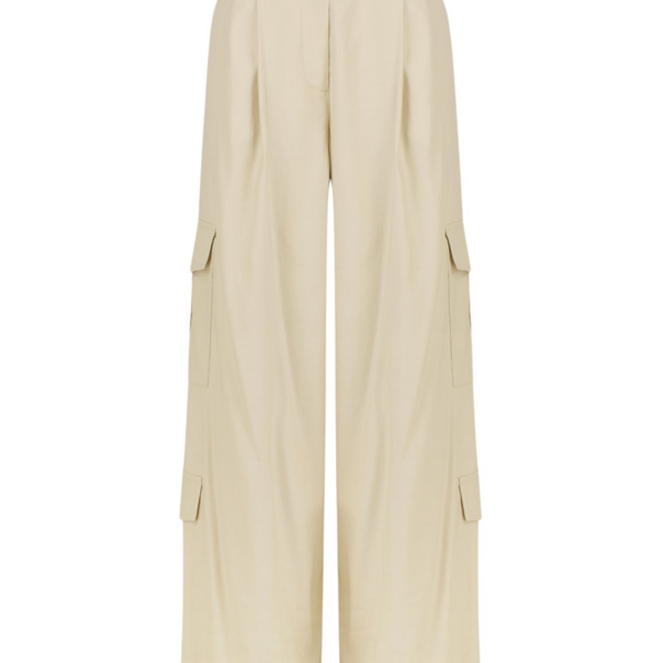 Shona Joy Neutrals Pant luxury Clothing from Coveti Marketplace
