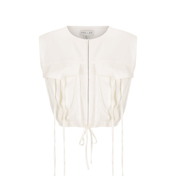 Shona Joy Ivory Top luxury Clothing from Coveti Marketplace