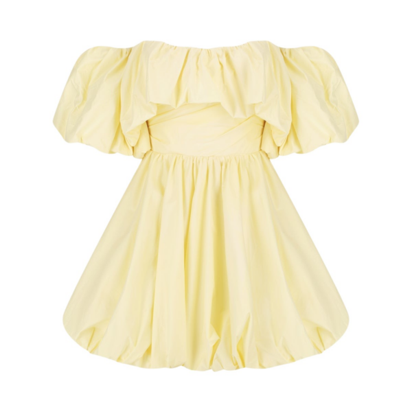 Shona Joy Yellow Top luxury Clothing from Coveti Marketplace