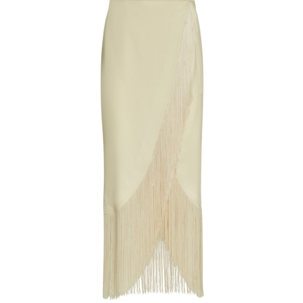 Ivory Feather Skirt luxury Clothing from Coveti Marketplace