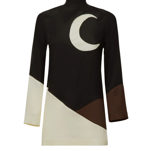 Multicolour Feather Dress luxury Clothing from Coveti Marketplace