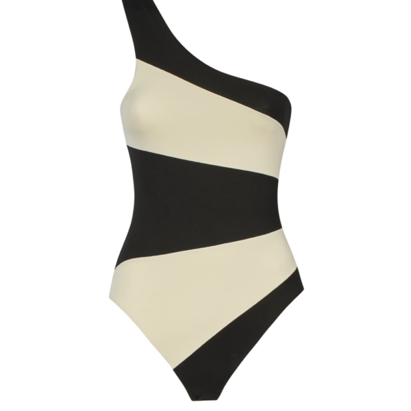 Ivory Feather Swimsuit luxury Beachwear from Coveti Marketplace