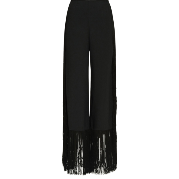 Black Feather Pant luxury Clothing from Coveti Marketplace