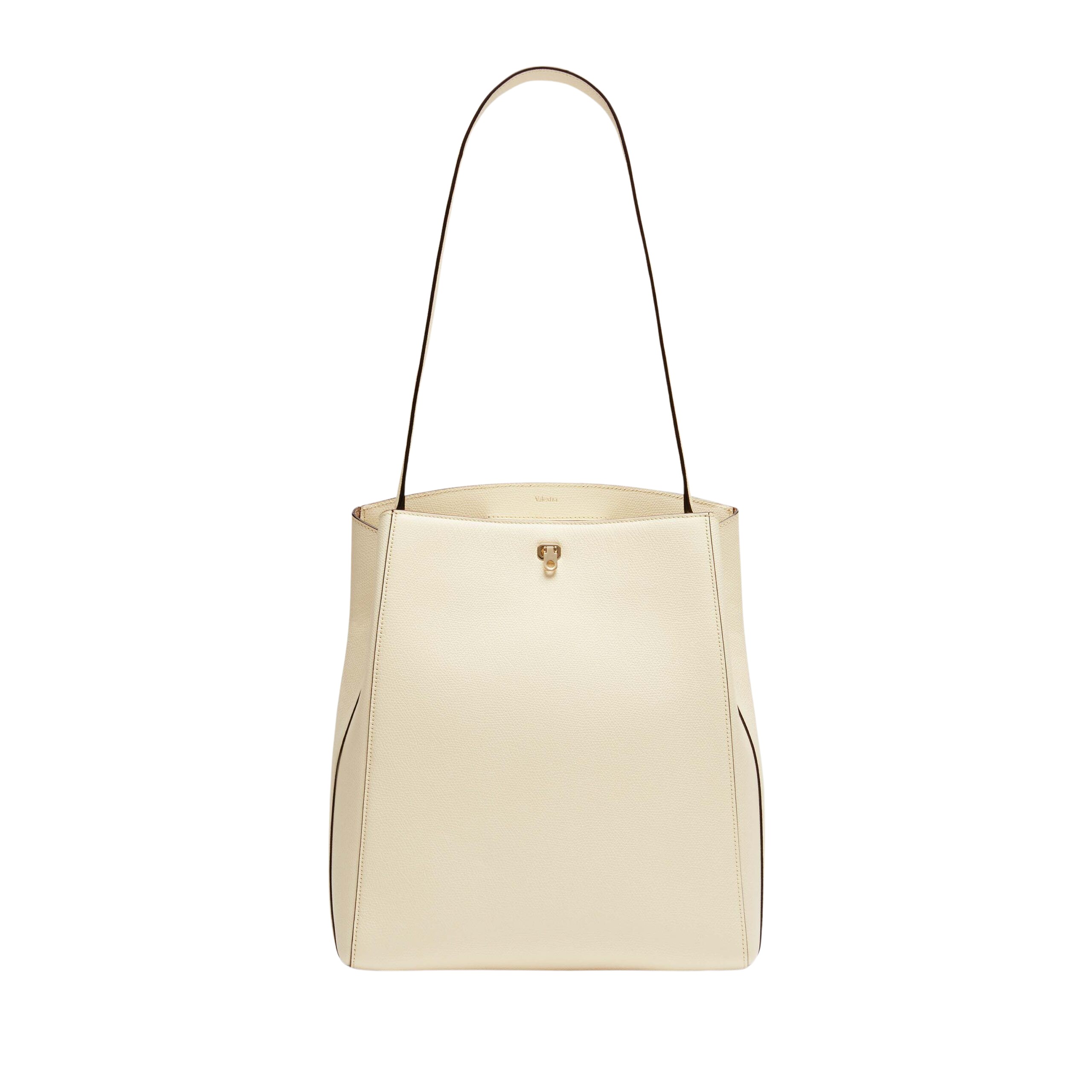 トートバッグ VALEXTRA Women Shoulder Bags WBSF0090028LOCTF JE Beige Women's Beige Luxury Grained Leather bucket bag | Valextra Soft
