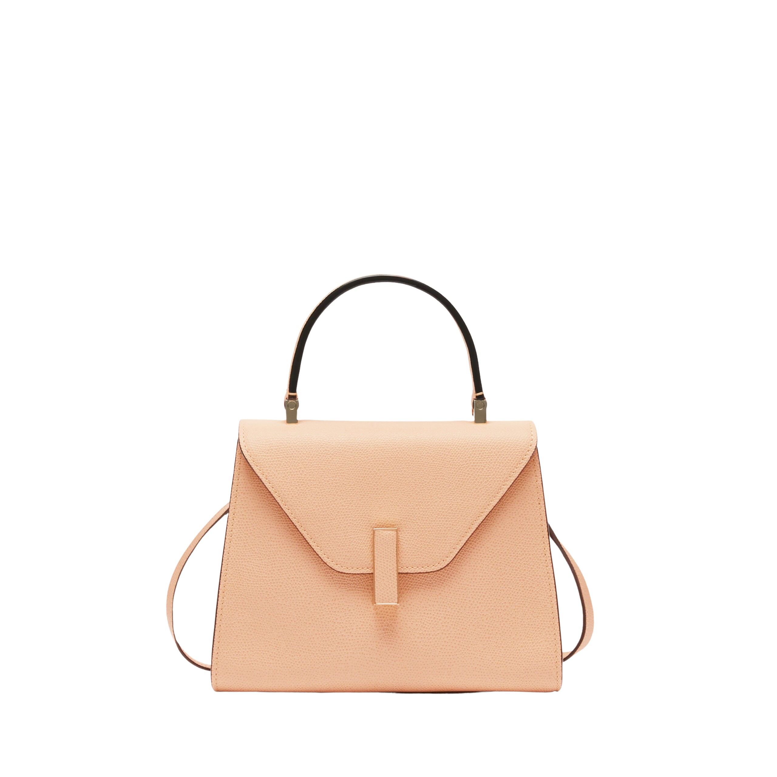 【Valextra】 Borsa A Mano Iside Plexi Mini Borsetta a mano in Pelle Beige con tracolla | Valextra Iside