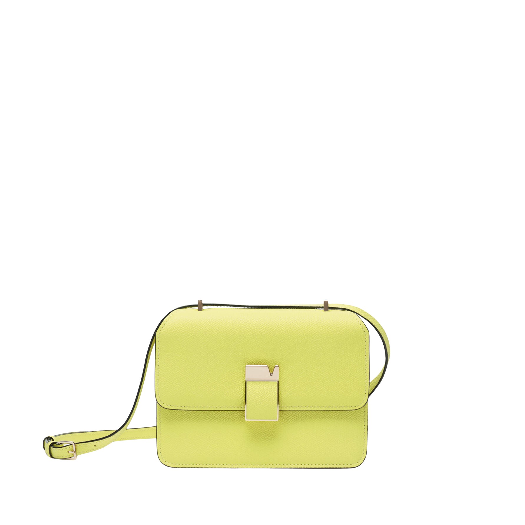【VALEXTRA】NOLO BAG MINI Pink Leather NoLo stylish and simple crossbody bag | Valextra