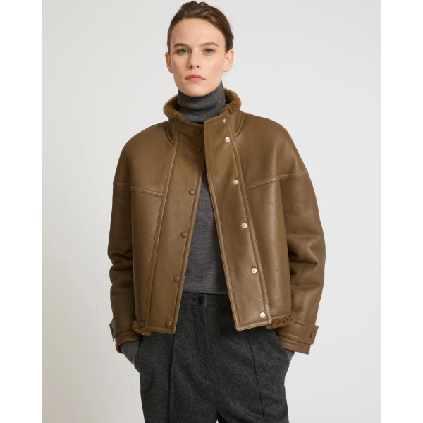 yves salomon shearling coat