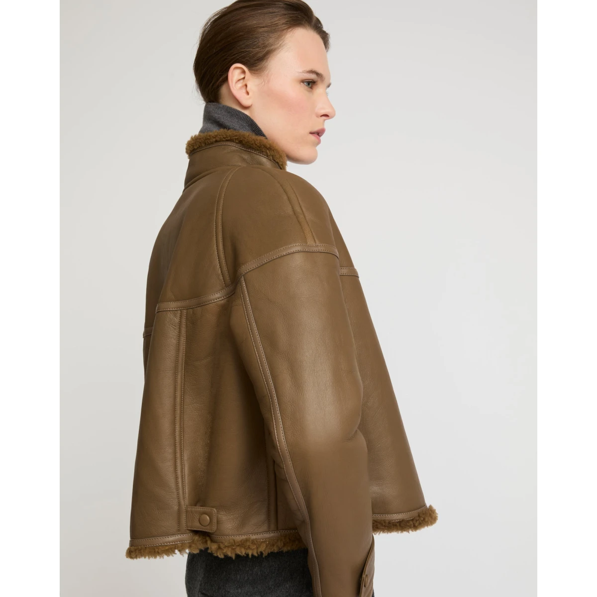 yves salomon leather jacket