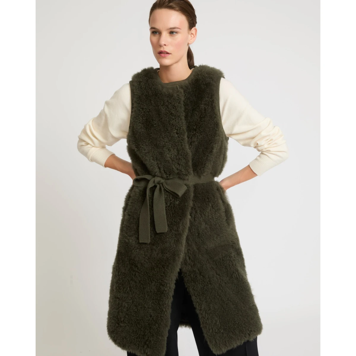 yves salomon shearling coat