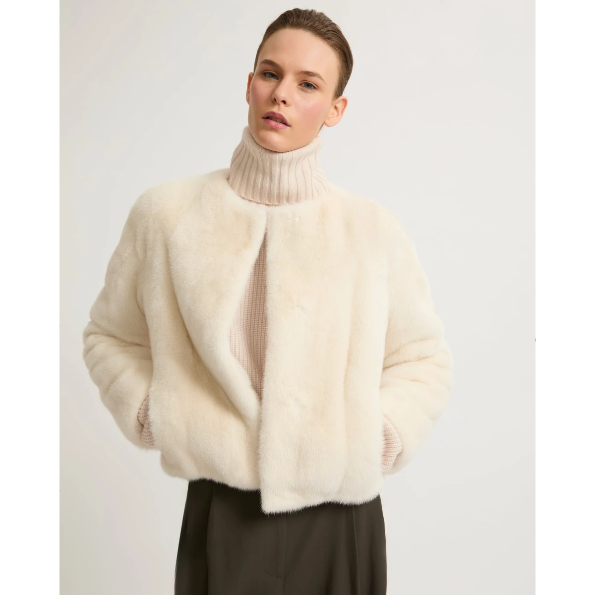 yves salomon shearling coat