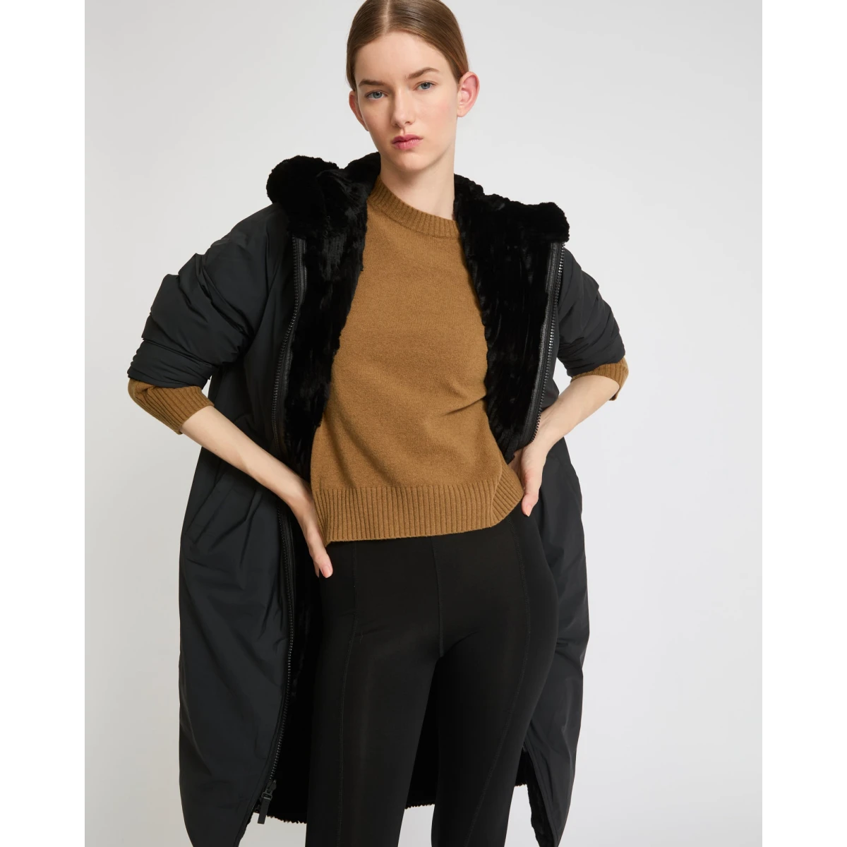 yves salomon shearling coat