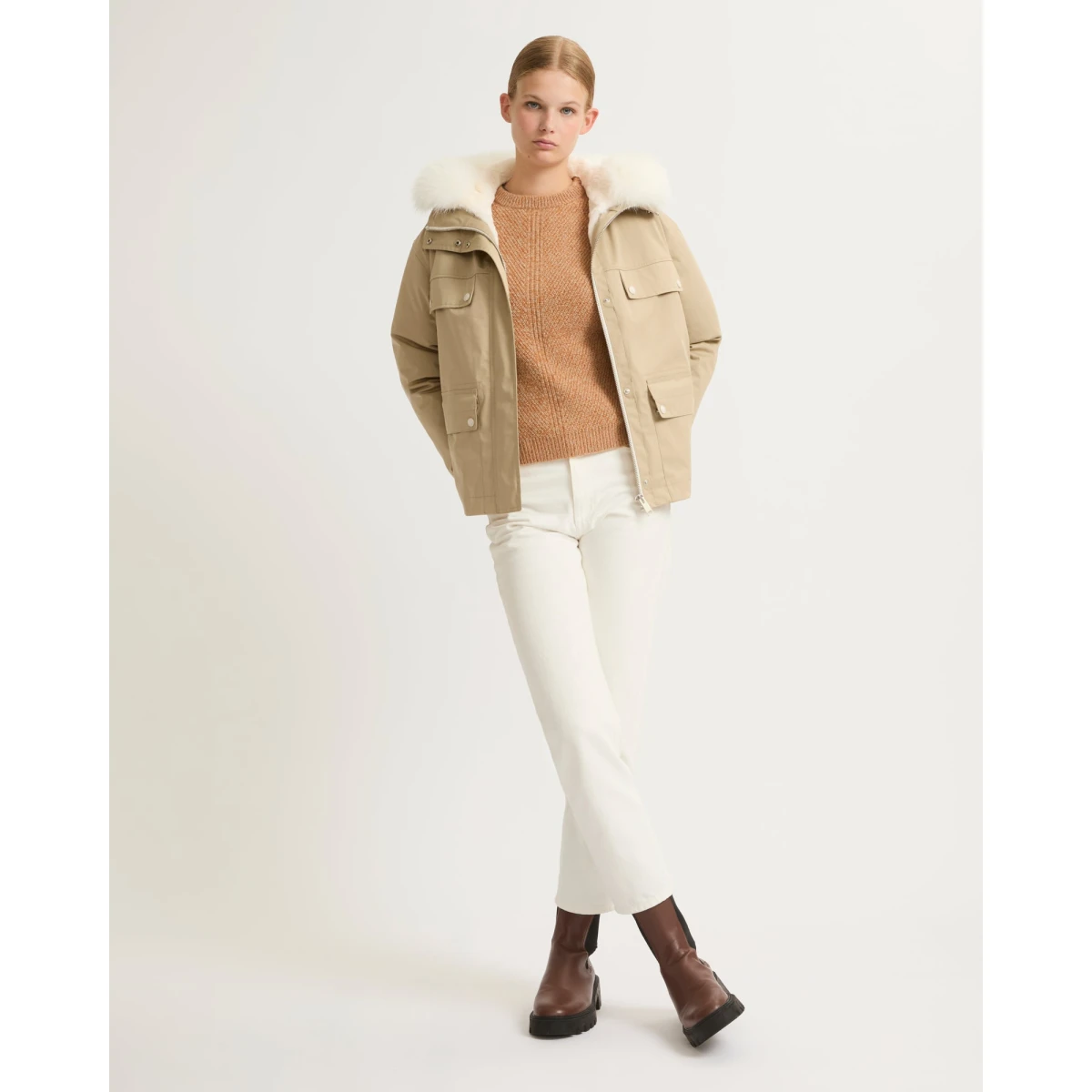 yves salomon shearling coat