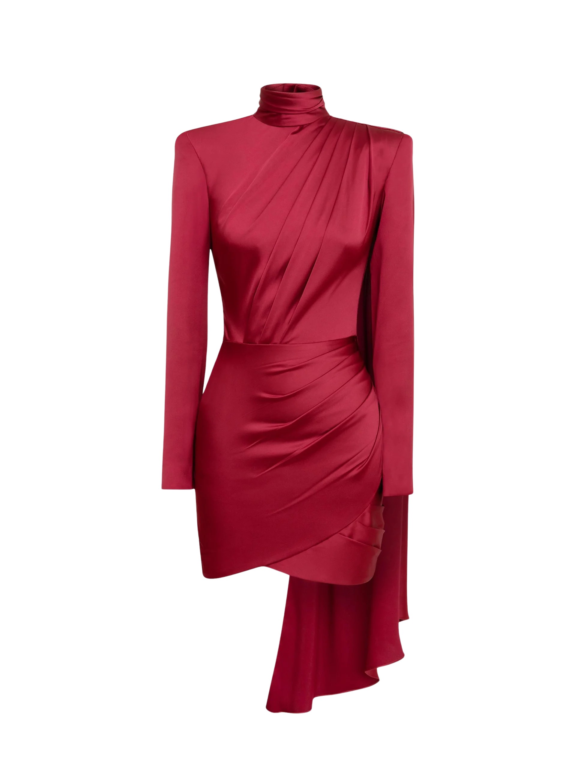 ワンピース ROTATE FW25 'Satin Mini' dress (114417100 100) Satin A-line Mini Dress Black - ROTATE Birger Christensen
