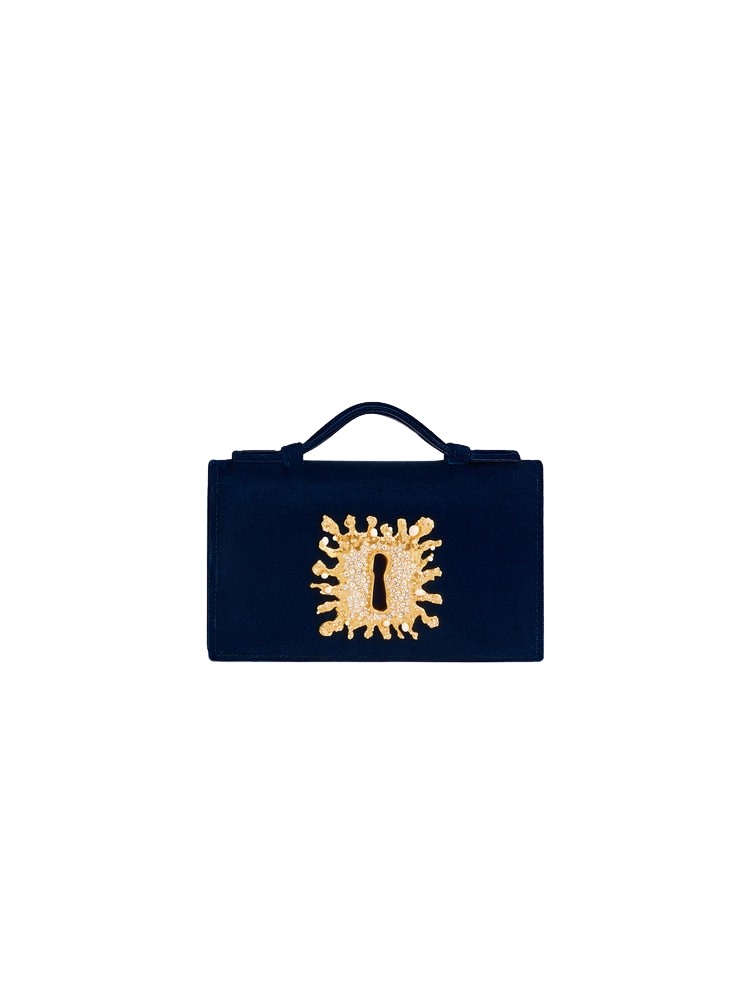 Schiaparelli Keyhole Bijou Chain Clutch
