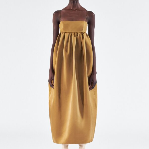 Adam Lippes Gold dress