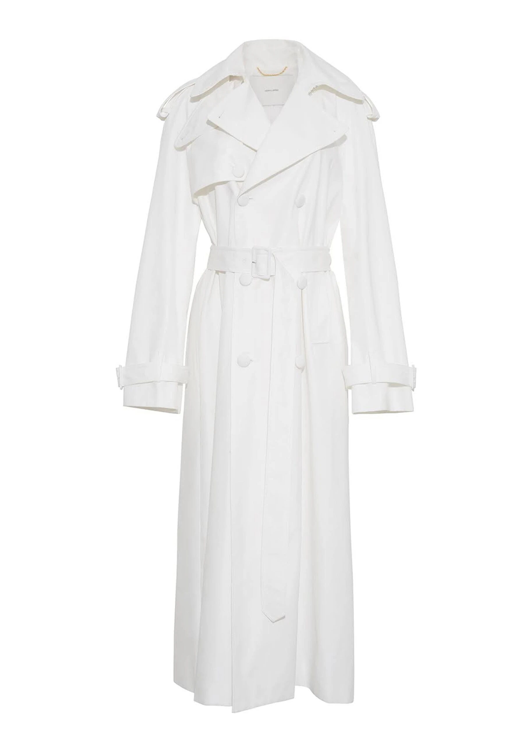 Adam Lippes Monte trench coat in compact cotton poplin Adam Lippes dress