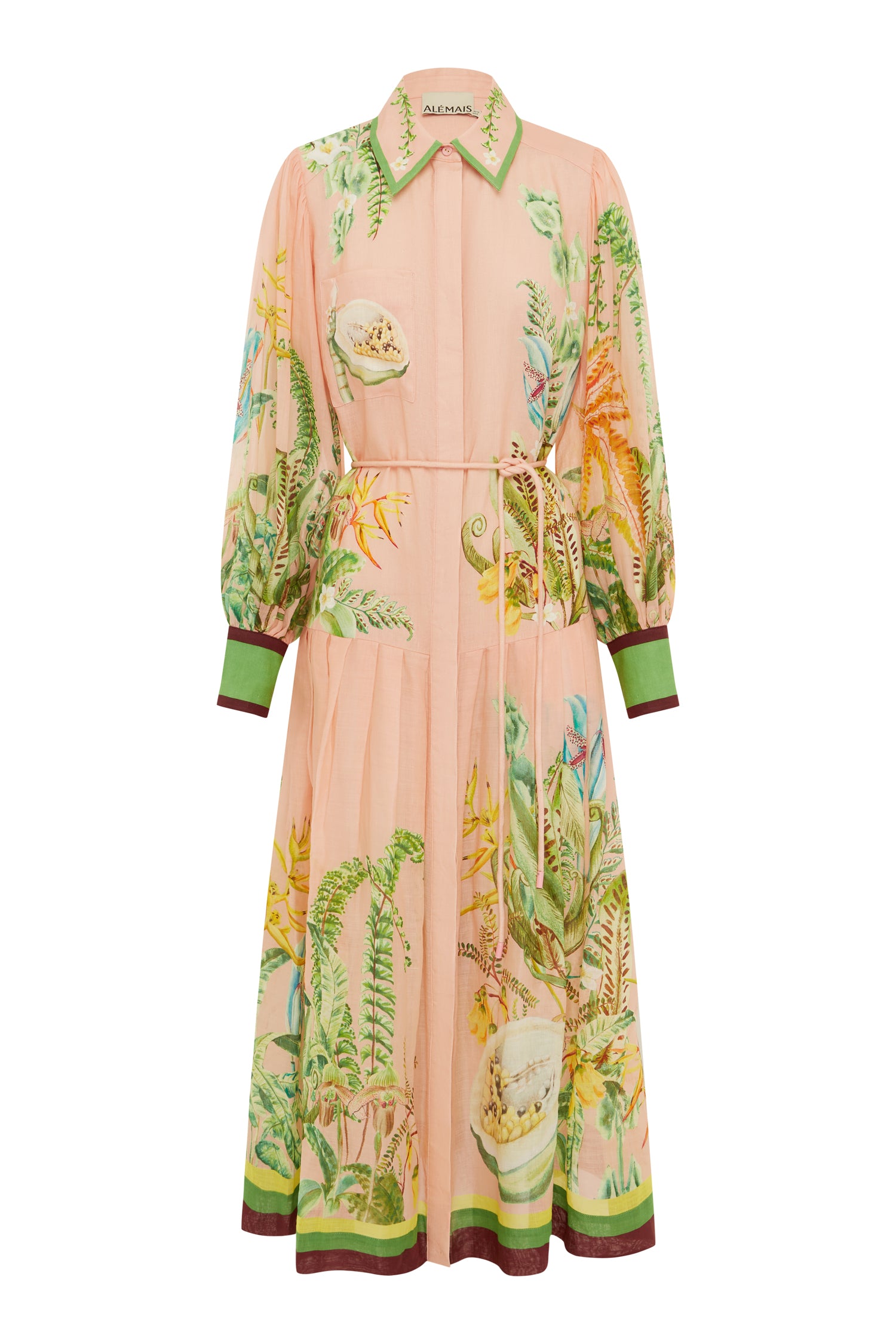 Alemais Papaya Shirtdress Dress