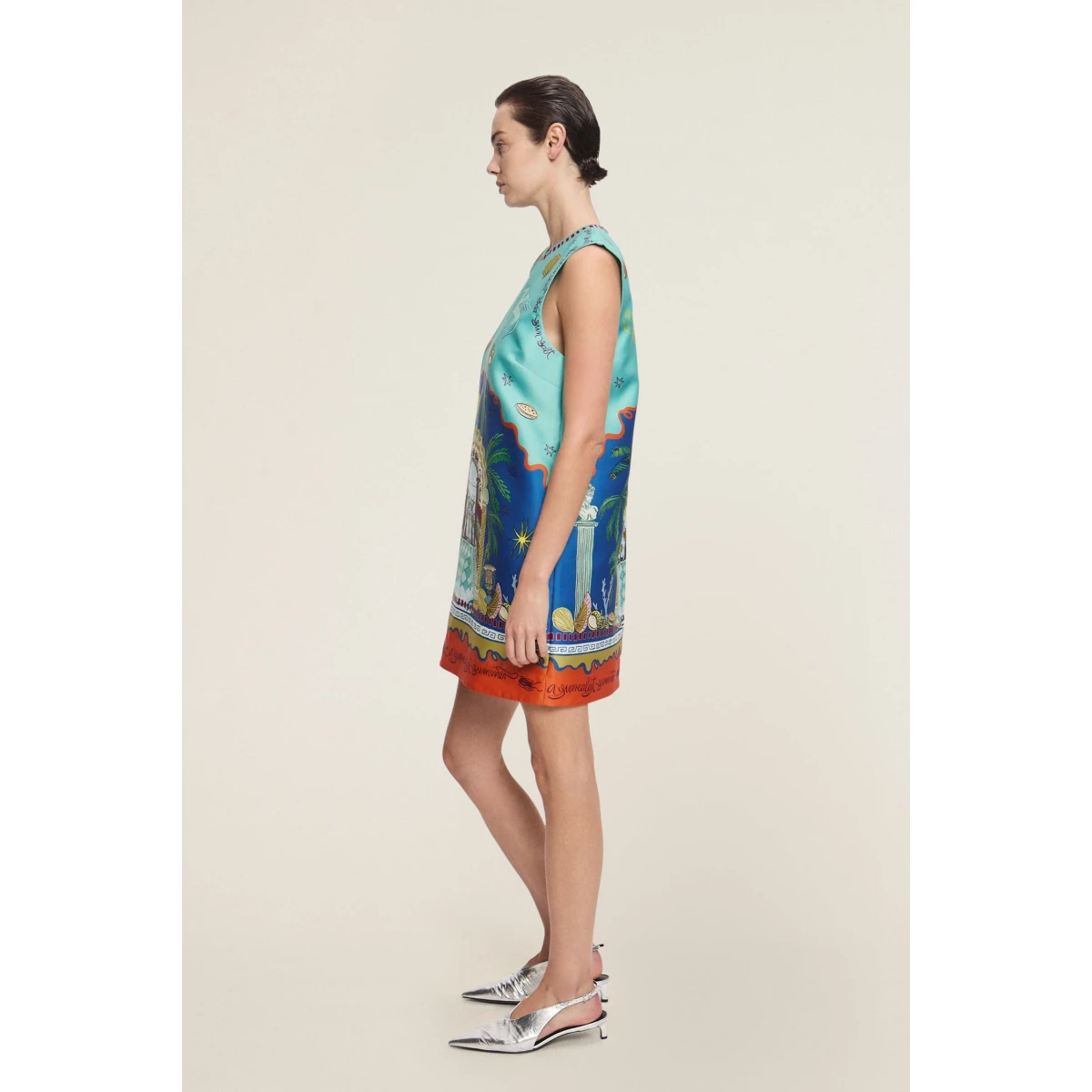 Alemais Surrealist Summer Mini Dress