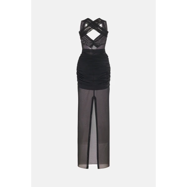 Mesh Evening Dress